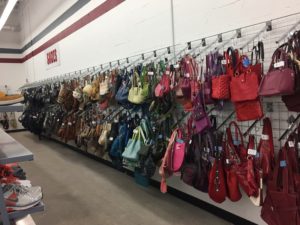 handbags and purses for sale in thrift store in dc