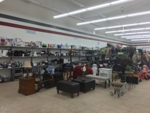 chairs and tables for sale in thrift store in dc